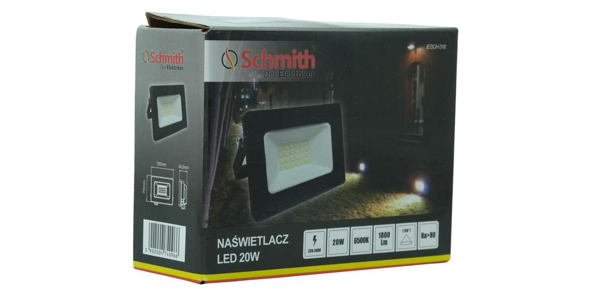 Naświetlacz LED 20W czarny, 3 image