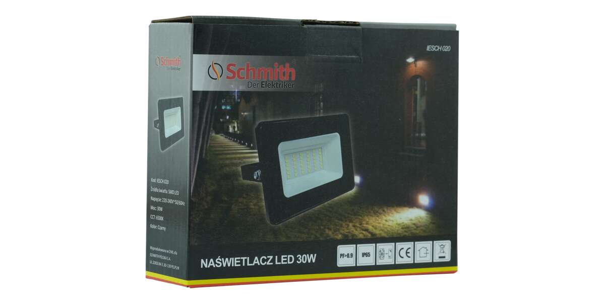 Naświetlacz LED 30W czarny, 3 image