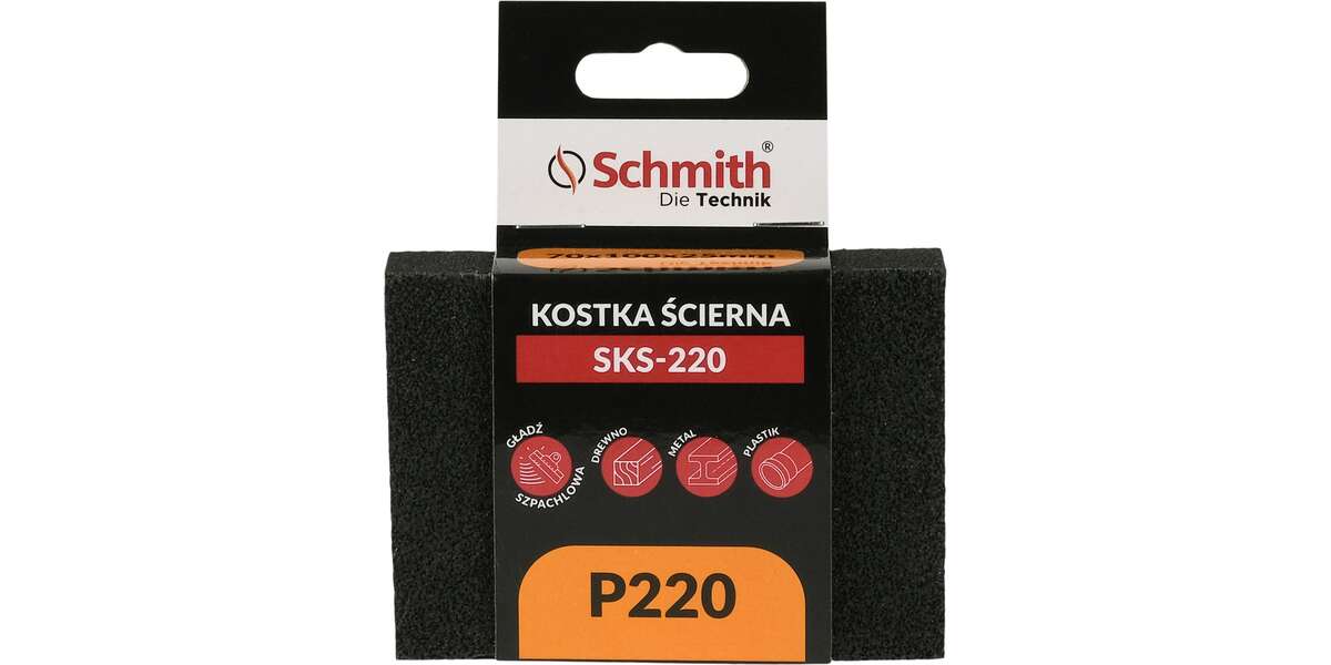 Kostka ścierna  70x100x25 P220, Granulacja: P220