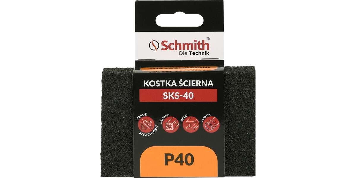 Kostka ścierna  70x100x25 P40, Granulacja: P40