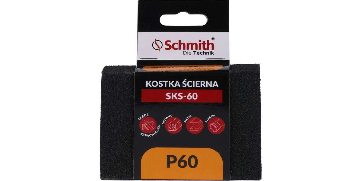 Kostka ścierna  70x100x25 P60, Granulacja: P60