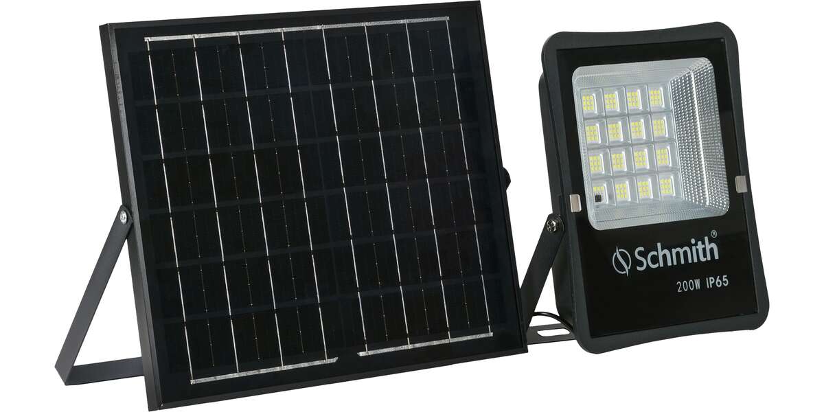 Lampa LED z panelem solarnym 200W, 8 image