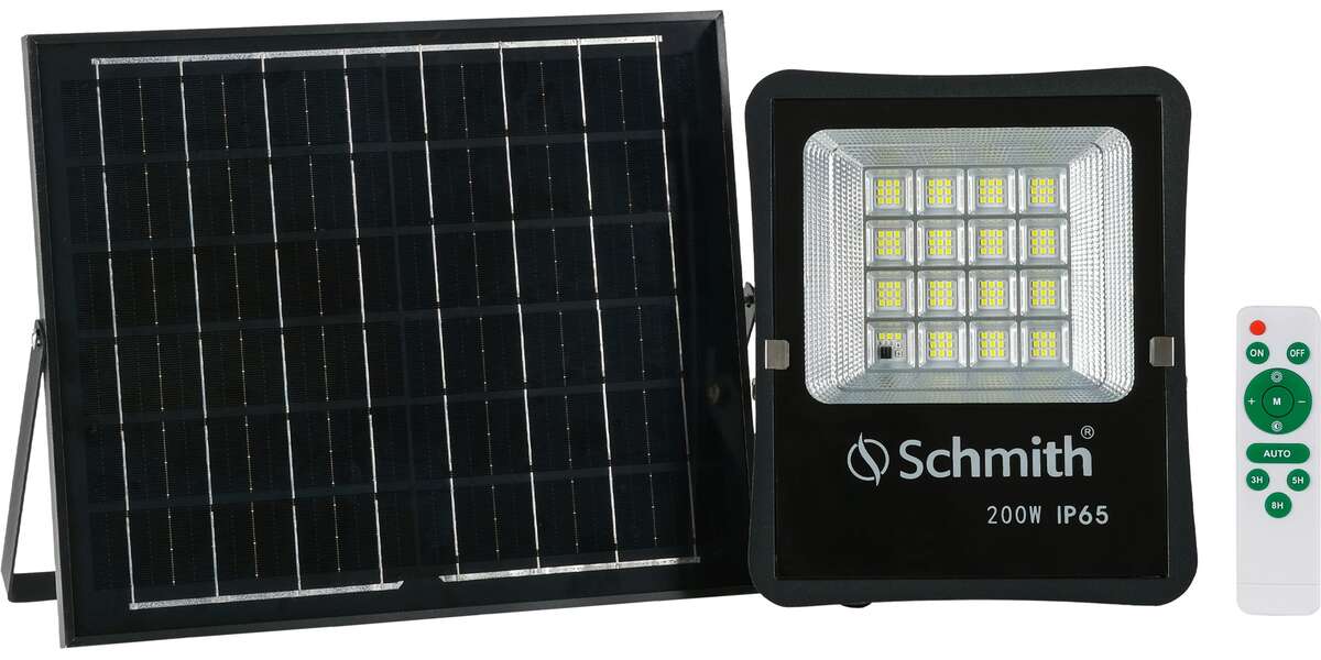 Lampa LED z panelem solarnym 200W, 9 image