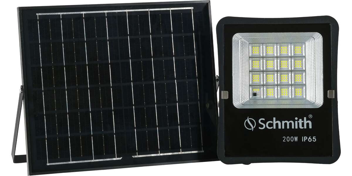 Lampa LED z panelem solarnym 200W, 10 image