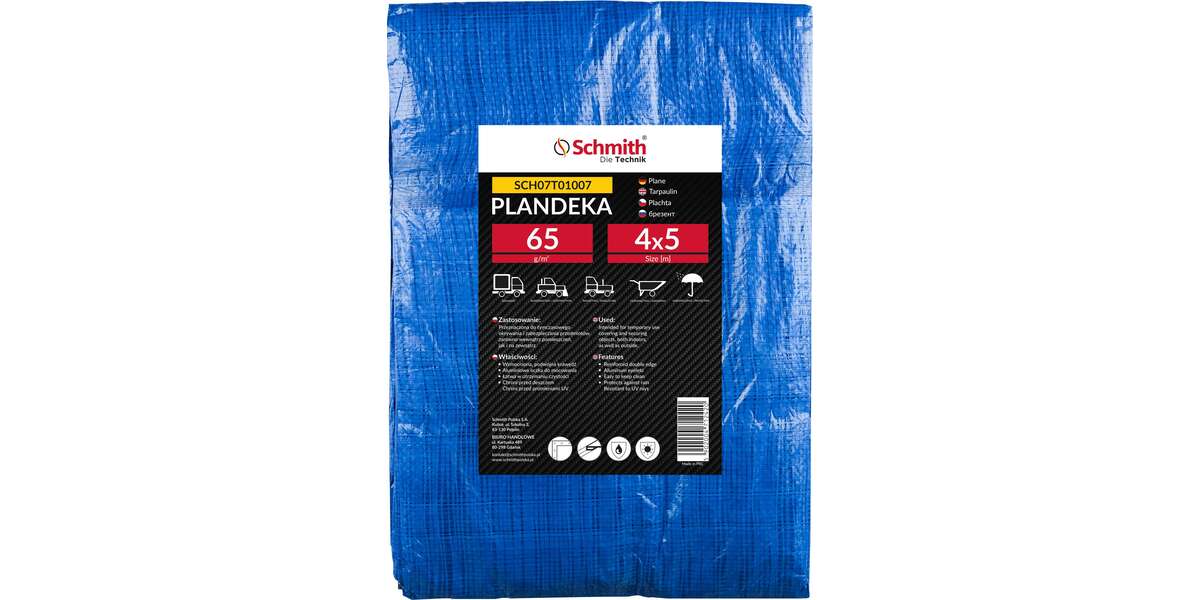 Plandeka 65g  4x5m