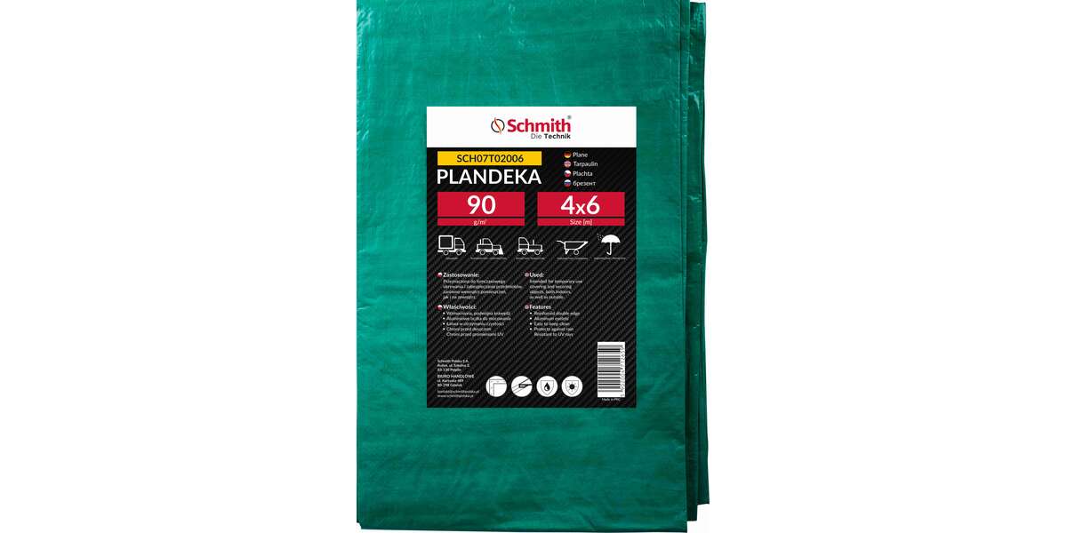 Plandeka 90g  4x6m