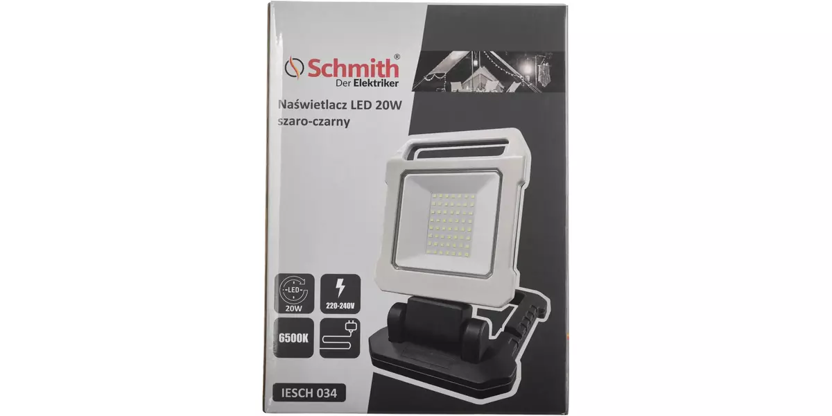 Naświetlacz LED 20W szaro-czarny marki Schmith IESCH 034 1