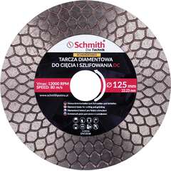 Tarcza diamentowa Uniwersalna 125x22,23x1,6 25mm DC