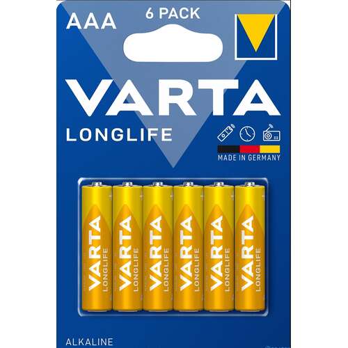 Baterie Varta LongLife AAA LR03 6szt