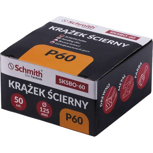 Krążek ścierny 125mm P60 50 szt., Granulacja: P60, 2 image