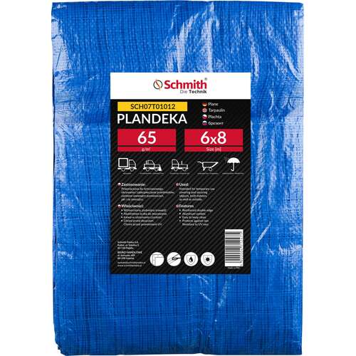 Plandeka 65g  6x8m