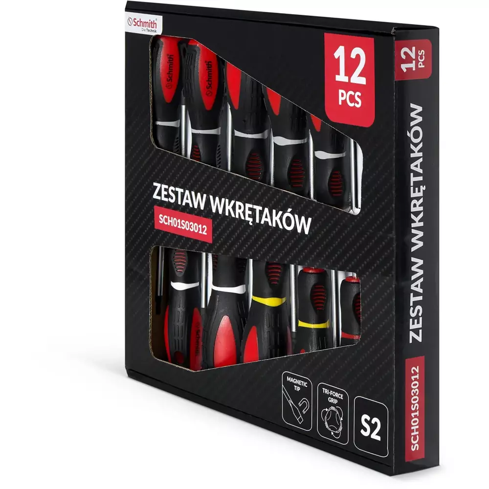 Schmith – zestaw wkrętaków S2, 12 sztuk