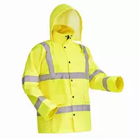 Kurtka przeciwdeszczowa odblaskowa M