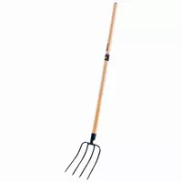 Widły gospodarcze 4-zębne z trzonkiem drewnianym 120 cm