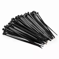 Opaski zaciskowe nylonowe czarne 4,8x450 100 szt.