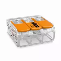 Złączka WAGO przewód/linka max 4mm2x3 20szt