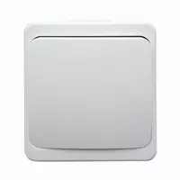 Włącznik n/t zwierny światło/dzwonek biały IP44
