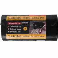 Worki na gruz LDPE 240l (10 sztuk w rolce)