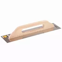 Paca nierdzewna gładka 480mm uchwyt drewniany