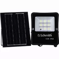 Lampa LED z panelem solarnym 100W
