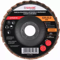 Tarcza polerska listkowa z włókniny 125mm zgrubna