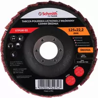 Tarcza polerska listkowa z włókniny 125mm średnia