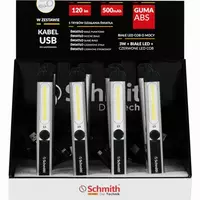 Latarka warsztatowa akumulatorowa MINI 3W COB Schmith