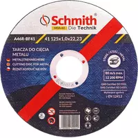 Tarcza do cięcia metalu 125x1,0mm Schmith S41A-02