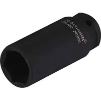 Klucz nasadowy udarowy długi 1/2" 24 mm