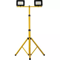 Naświetlacz LED 2x30W slim z żółtym statywem