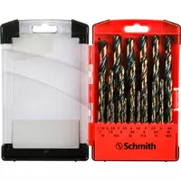 Zestaw wierteł do metalu HSS PRO 25 szt Schmith