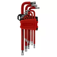 Zestaw kluczy Torx S2 RED długie 9 szt. Schmith