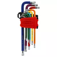 Zestaw kluczy Torx S2 długie 9 szt. Schmith
