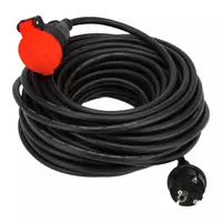Przedłużacz gumowy 3x1,5mm 10m, Długość: 10 Schmith