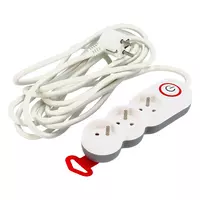 Listwa zasilająca 3 gn. 3x1,5mm 1,5m, Długość: 1,5, Liczba gniazd: 3 Schmith