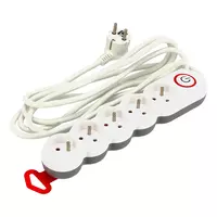 Listwa zasilająca 5 gn. 3x1,5mm 5m, Długość: 5, Liczba gniazd: 5 Schmith