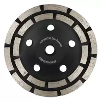 Tarcza diamentowa do szlifowania DOUBLE 125 mm M14, Typ: DOUBLE Schmith