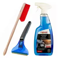 Skrobaczka + szczotka + odmrażacz 750ml Schmith