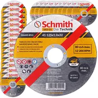 Zestaw tarcz do stali nierdzewnej 125x1,0 25 szt. Schmith