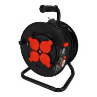 Przedłużacz bębnowy AntiTwist 3x1,5mm 20m, Długość: 20, Liczba gniazd: 4, Przekrój przewodu: 3x1,5mm Schmith