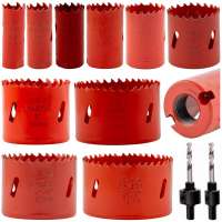 Zestaw otwornic bimetalowych 19-73mm 12 szt. Schmith