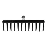Grabie metalowe nieoprawione 28cm 12 zębów, Liczba zębów: 12 Schmith