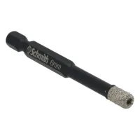 Wiertło diamentowe 6x67mm, Uchwyt: sześciokątny (HEX), Średnica: 6,0, Długość wiertła: 67 Schmith