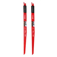 Brzeszczot bimetalowy do drewna i metalu 300mm 6TPI 2 szt. Schmith