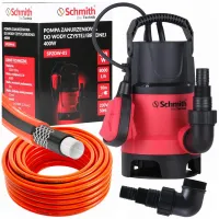Pompa do brudnej wody 400W z wężem 10m Schmith