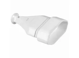 Gniazdo przenośne 2p 2,5A 250V płaskie białe