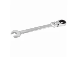 Klucz płasko-oczkowy z grzechotką łamany 8 mm