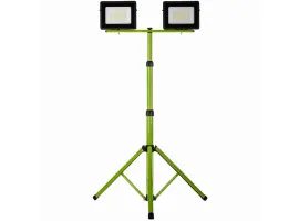 Naświetlacz LED 2x50W slim z zielonym statywem