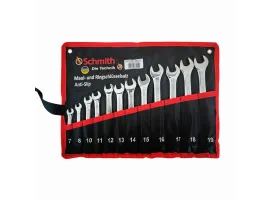 Komplet kluczy płasko-oczkowych antypoś. 12szt