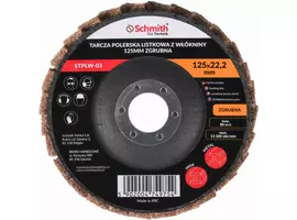 Tarcza polerska listkowa z włókniny 125mm zgrubna